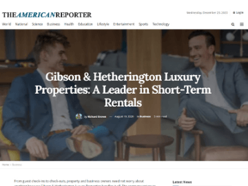 The American Reporter Feature GHLUX Properties